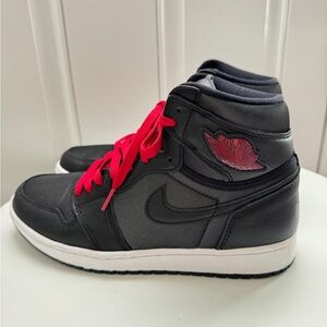 Nike - Air Jordan 1 Retro High OG - Black 555088-060, Pre-Owned Mens Size 8.5